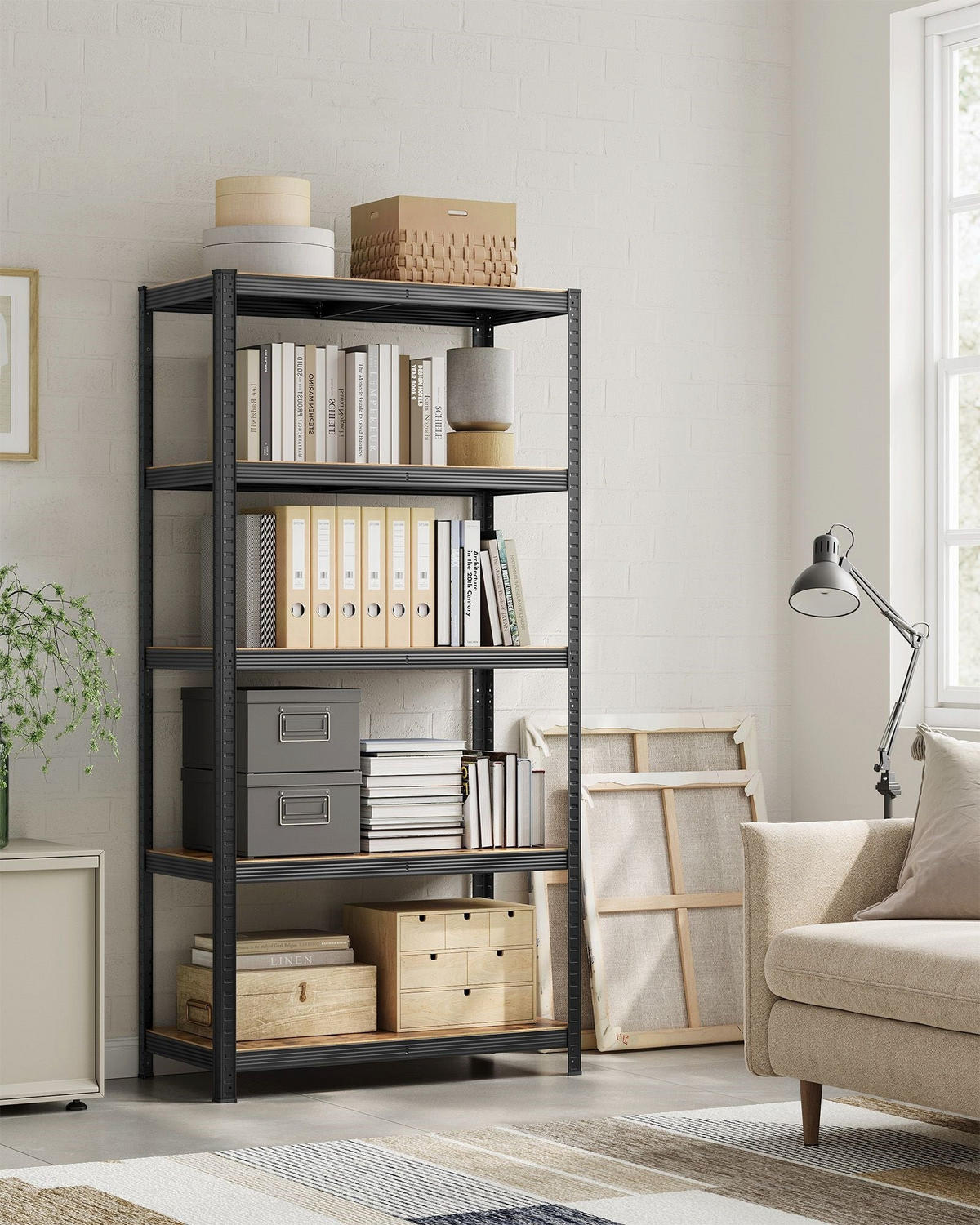 SCHWERLASTREGALE DOUALA - Braun, Holzwerkstoff (100/200/50cm) - Hansiro