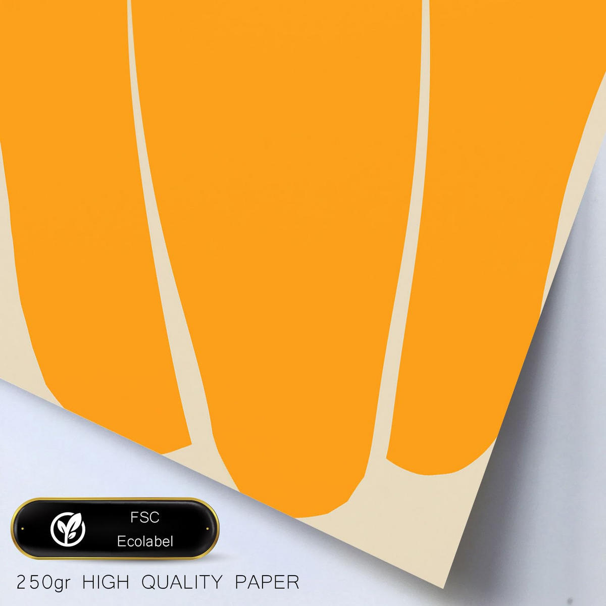 POSTER Set Mit 6 Wesentlichkeit In Blume Zusammenfassung A3 & A4 Rahmenlos - Klar, Papier (29/3cm) - Nacnic