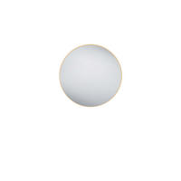 WANDSPIEGEL Britney Gold - Ø 80cm - Goldfarben, Metall (80/80/2cm) - Niermann