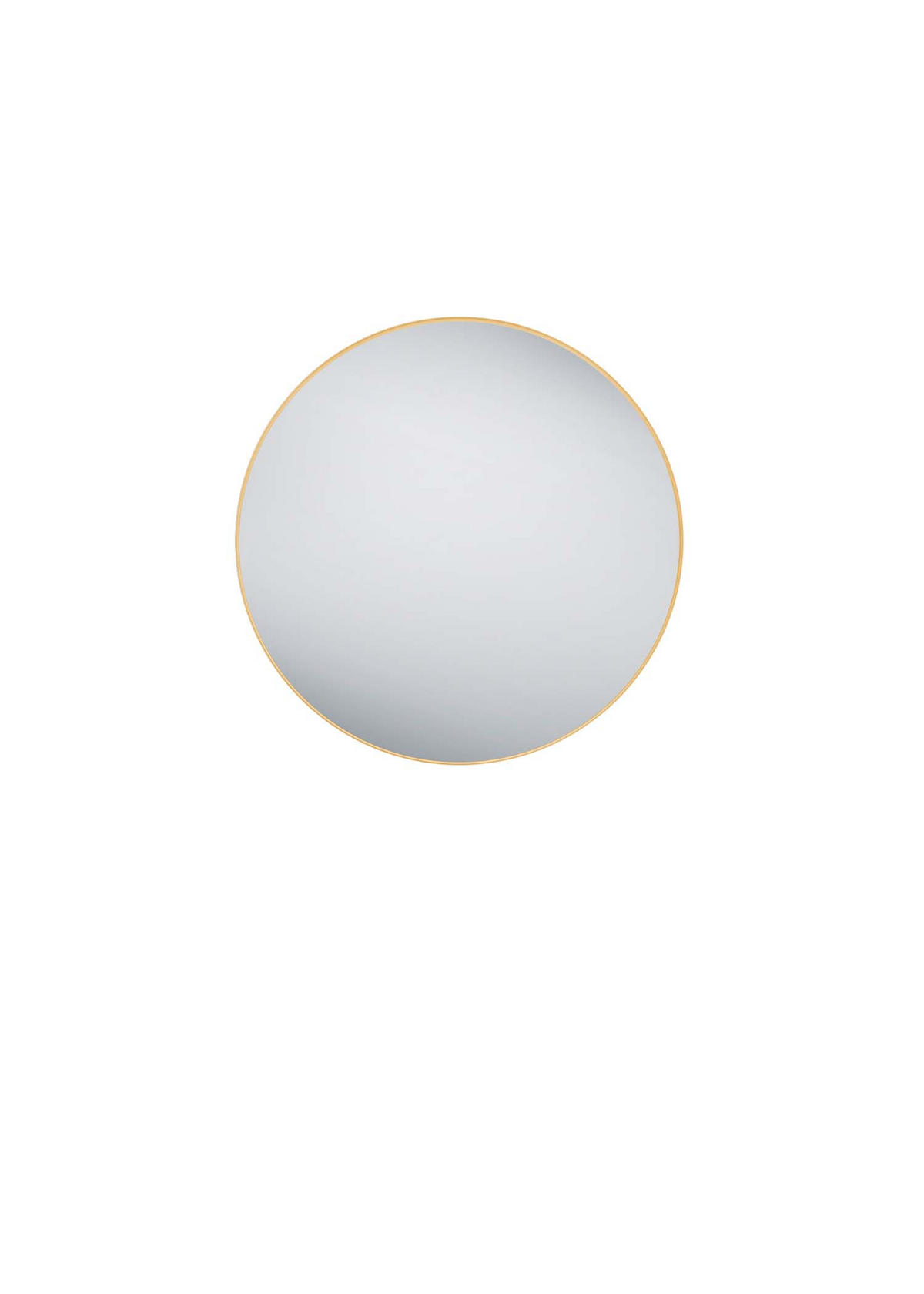 WANDSPIEGEL Britney Gold - Ø 80cm - Goldfarben, Metall (80/80/2cm) - Niermann