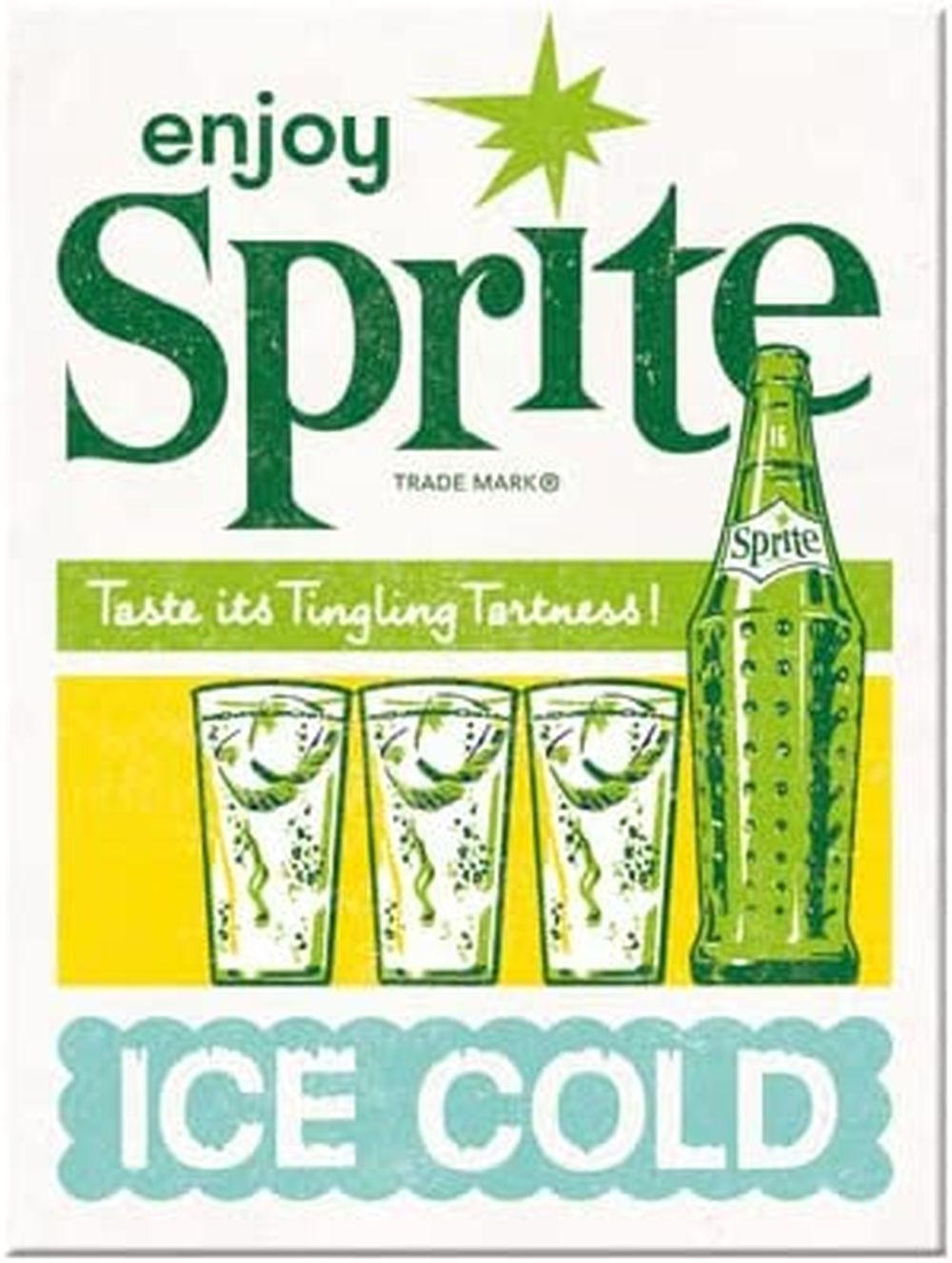 MAGNET 6/8 cm Sprite Ice Cold - Multicolor, Metall (6/8/0.1cm) - Nostalgic-Art