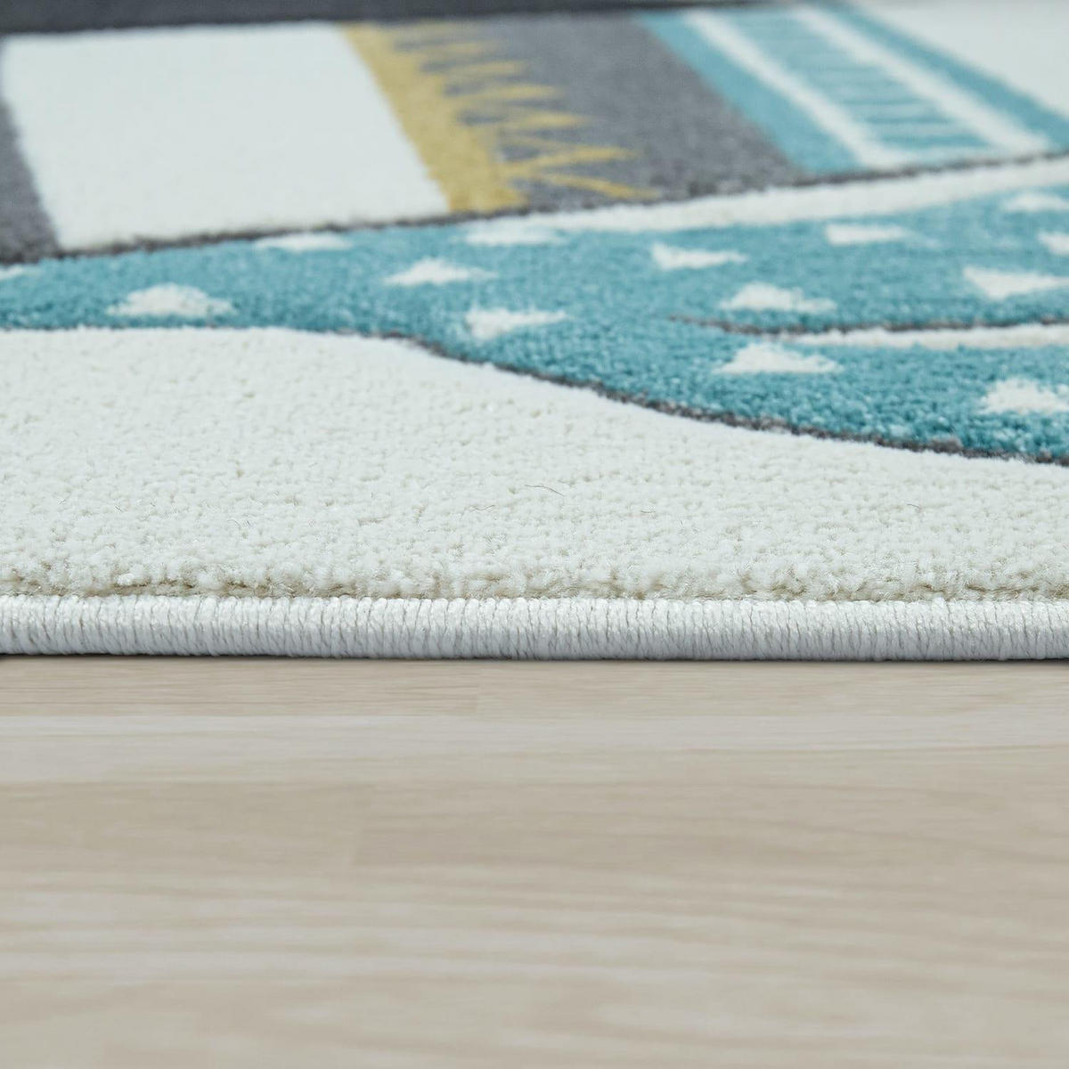 KINDERTEPPICH ELA 215 CREME 133S - Creme, Kunststoff (133/133cm) - Paco Home