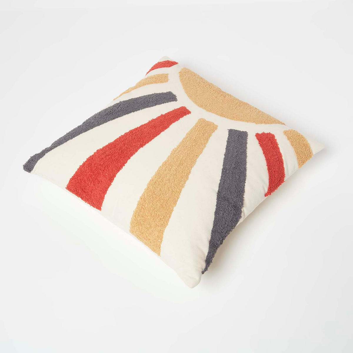 DEKOKISSEN Sonne getuftet 45/45 cm - Multicolor, Textil (45/45cm) - Homescapes