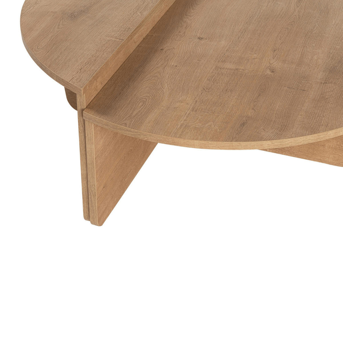 COUCHTISCH (2er-Set) orion 35/90/90 cm - Apfelbaumfarben, Holz/Holzwerkstoff (90/90/35cm) - Calicosy