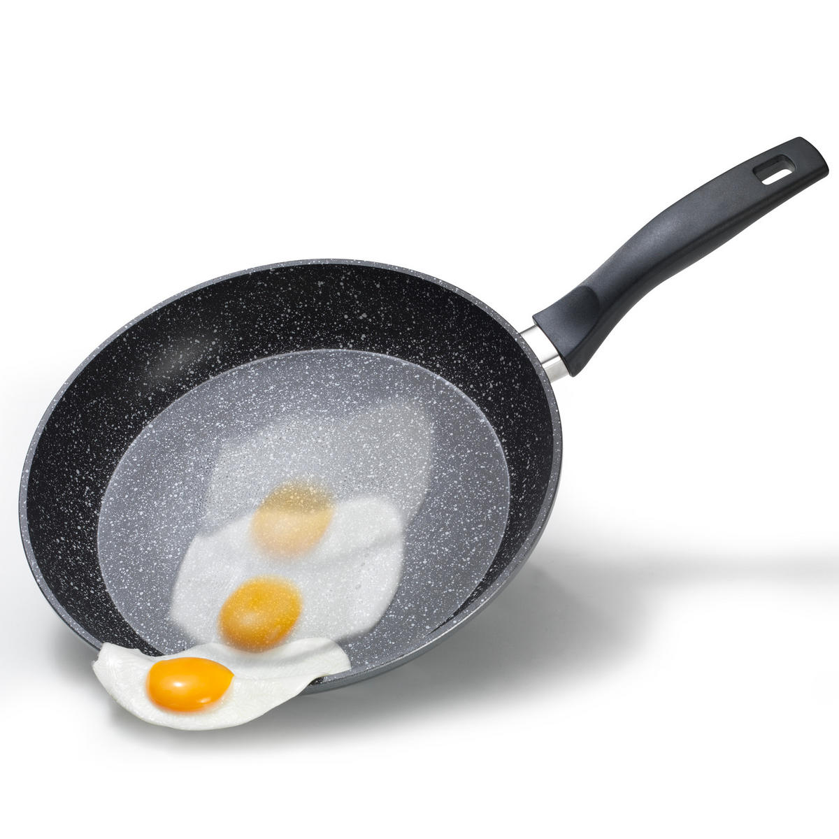 PFANNENSET 3 TEILIG - Grau, Metall - Stoneline