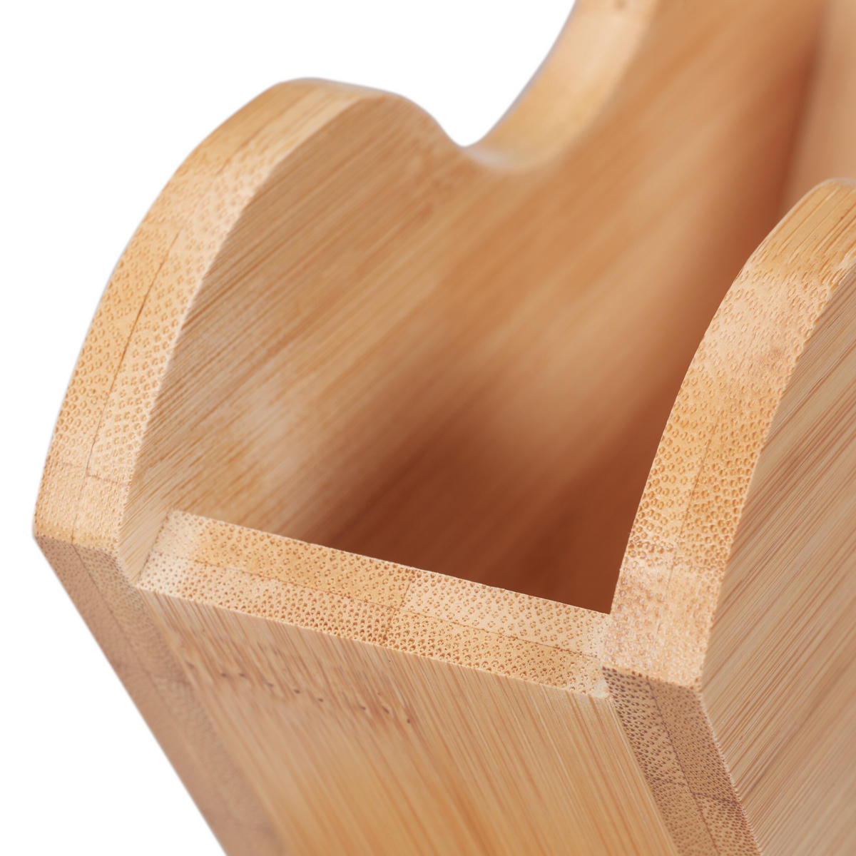 KAFFEEFILTERHALTER - Hellbraun, Holz (18/10/6cm) - Relaxdays