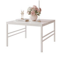 COUCHTISCH FORMA 70/70 cm Quadrat, Weiß Hochglanz - Weiß Hochglanz, Metall (70/70/46cm) - Idohome