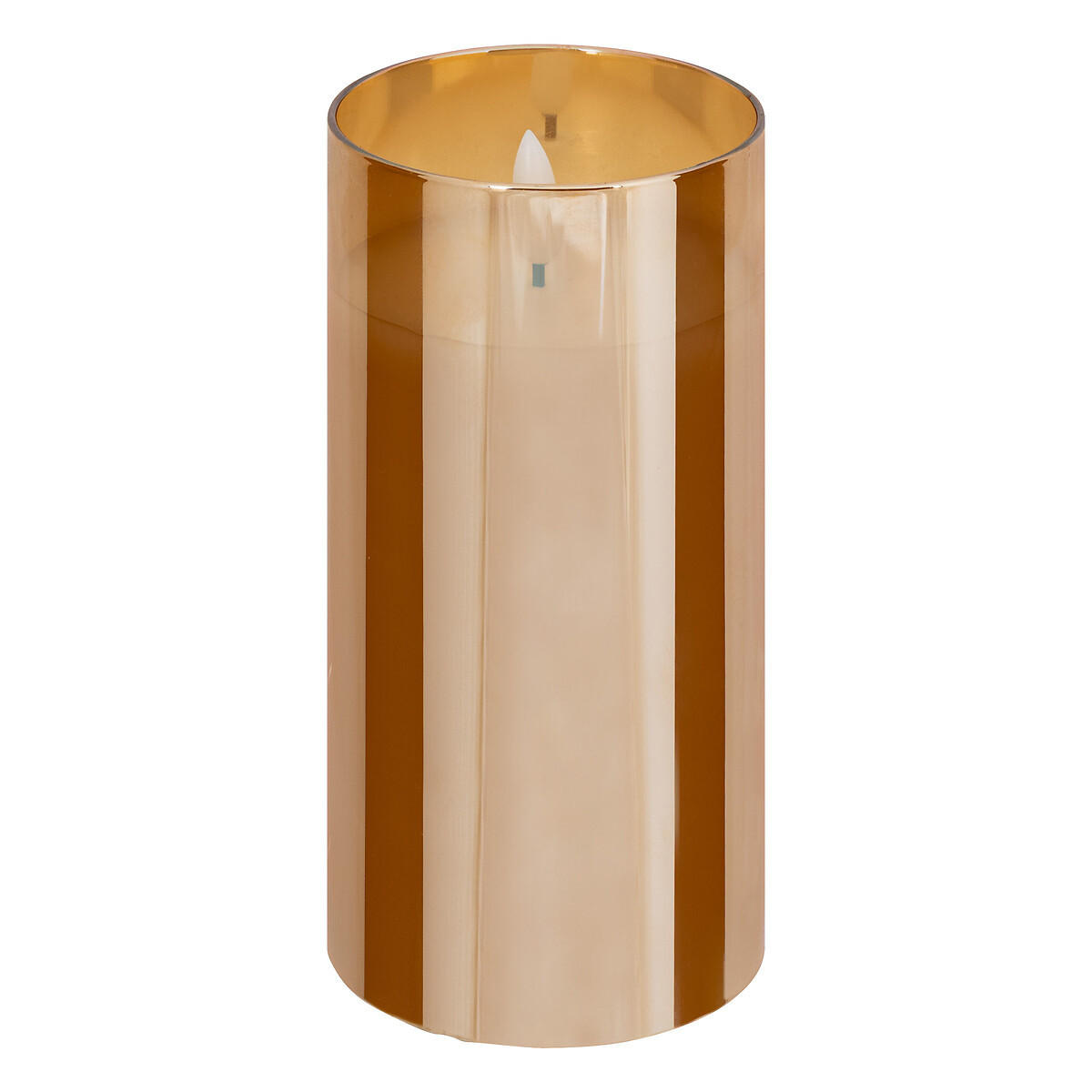 LED-KERZE SENA 3er-Set - Orange, Kunststoff (7.5/7.5/15cm) - Atmosphera Createur d´interieur