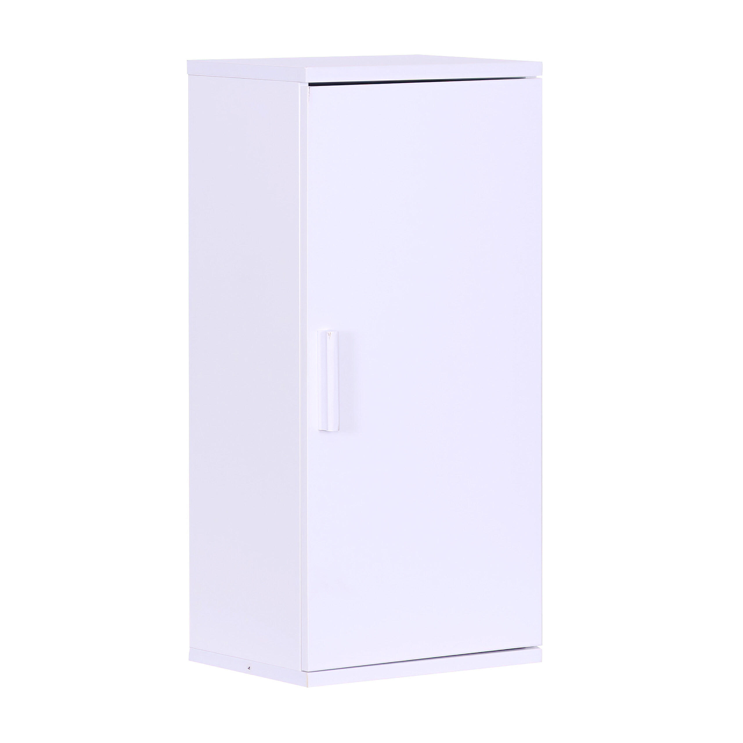 Relaxdays SKŘÍŇKA bílá závěsná do koupelny MDF 62 cm