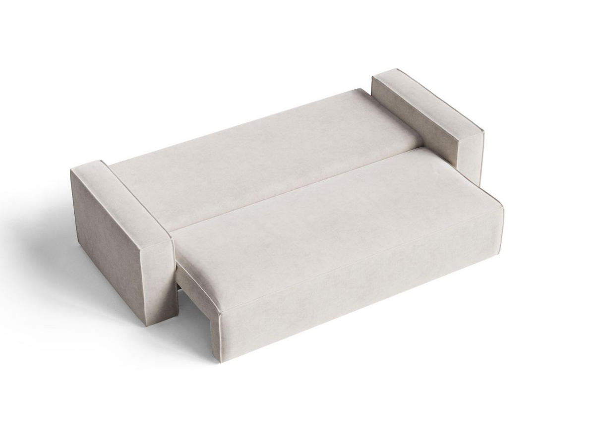 SOFA 230/90/70 Beige Sivra - Beige, Kunststoff/Textil (230/70/90cm) - Graingold