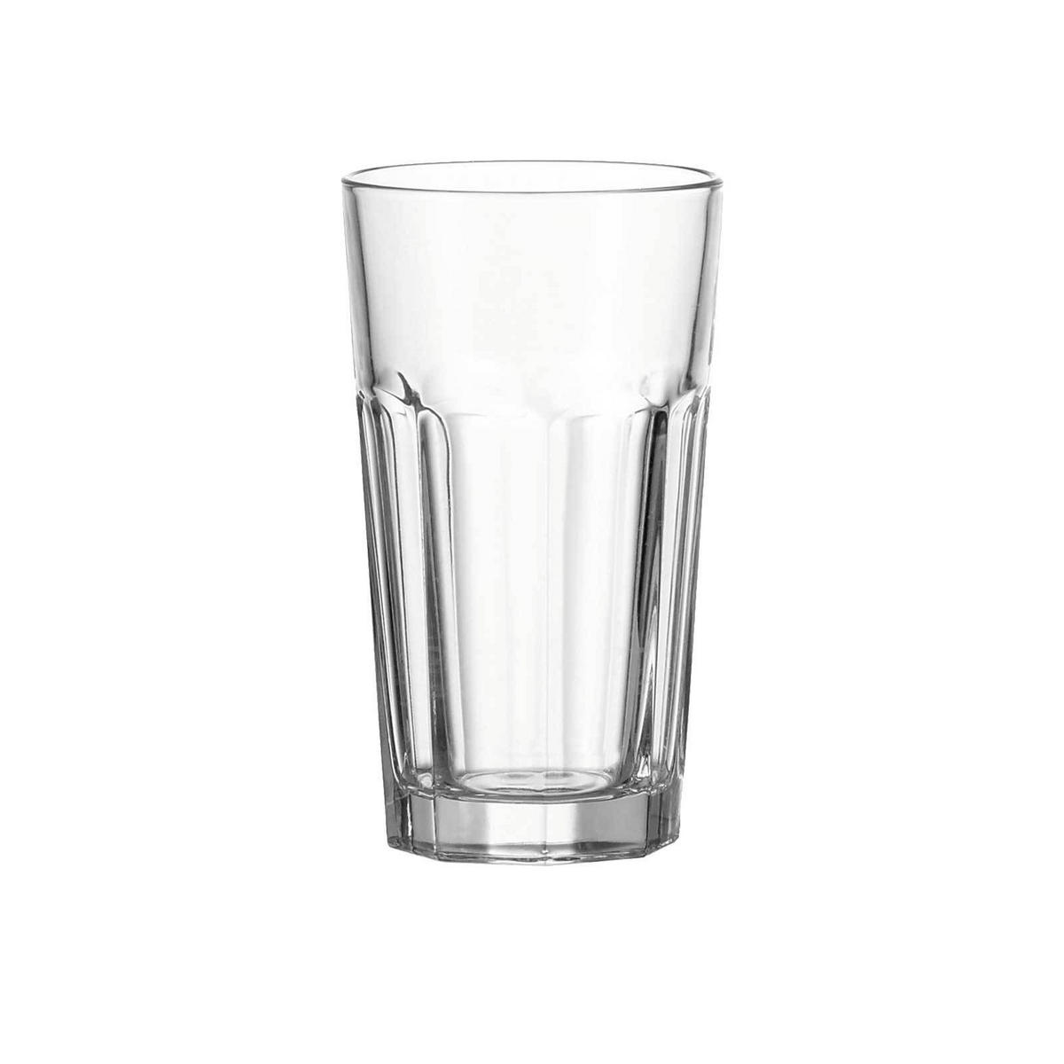 LONGDRINKGLÄSER Rock transparent 540 ml 4er Set - Transparent, Glas (0.54L) - Leonardo Living