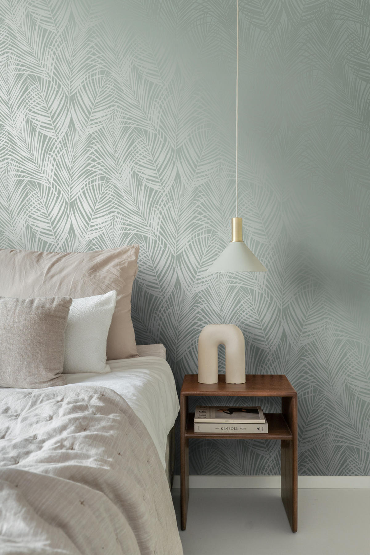 TAPETE Palmenblätter 53 cm x 10.05 m - Grün, Papier (53/1000cm) - Origin Wallcoverings
