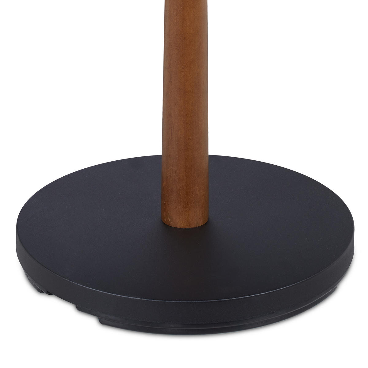 BEISTELLTISCH - Schwarz, Holz/Metall (45/45/56cm) - Relaxdays