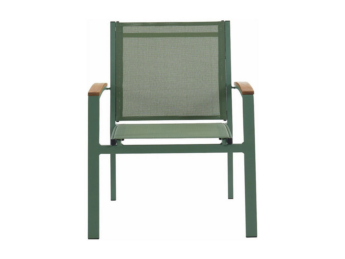 GARTENSTUHL - 2 -Sitzer - Aluminium - mandelgrün - TAIPIVAI - Grün, Metall (55/89/61cm) - Vente-Unique