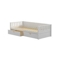 KINDERBETT VIGGO Weiß 208x98x61 cm - Weiß, Holz - FURNLUX