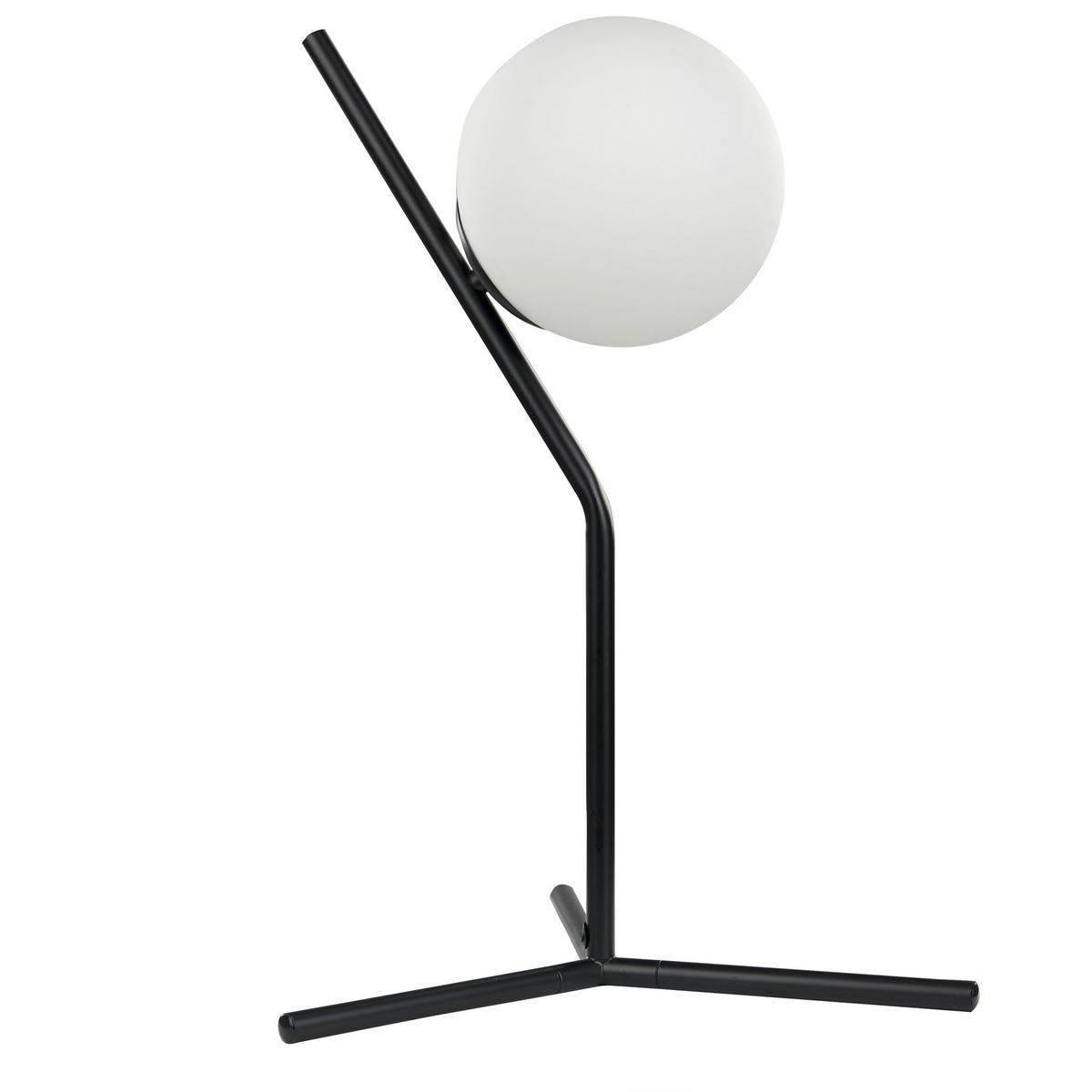 TISCHLAMPE Wapiti 30/30/45 cm - Weiß, Glas (30/30/45cm) - Beliani