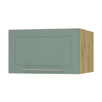 KLAPPHÄNGESCHRANK Kvantum W6B/60 Mint Matt / Eiche Artisan Matt 60 / 59 / 36cm - Eiche Artisan/Mintgrün, Holz/Holzwerkstoff (60/36/59cm) - Feldmann-Wohnen