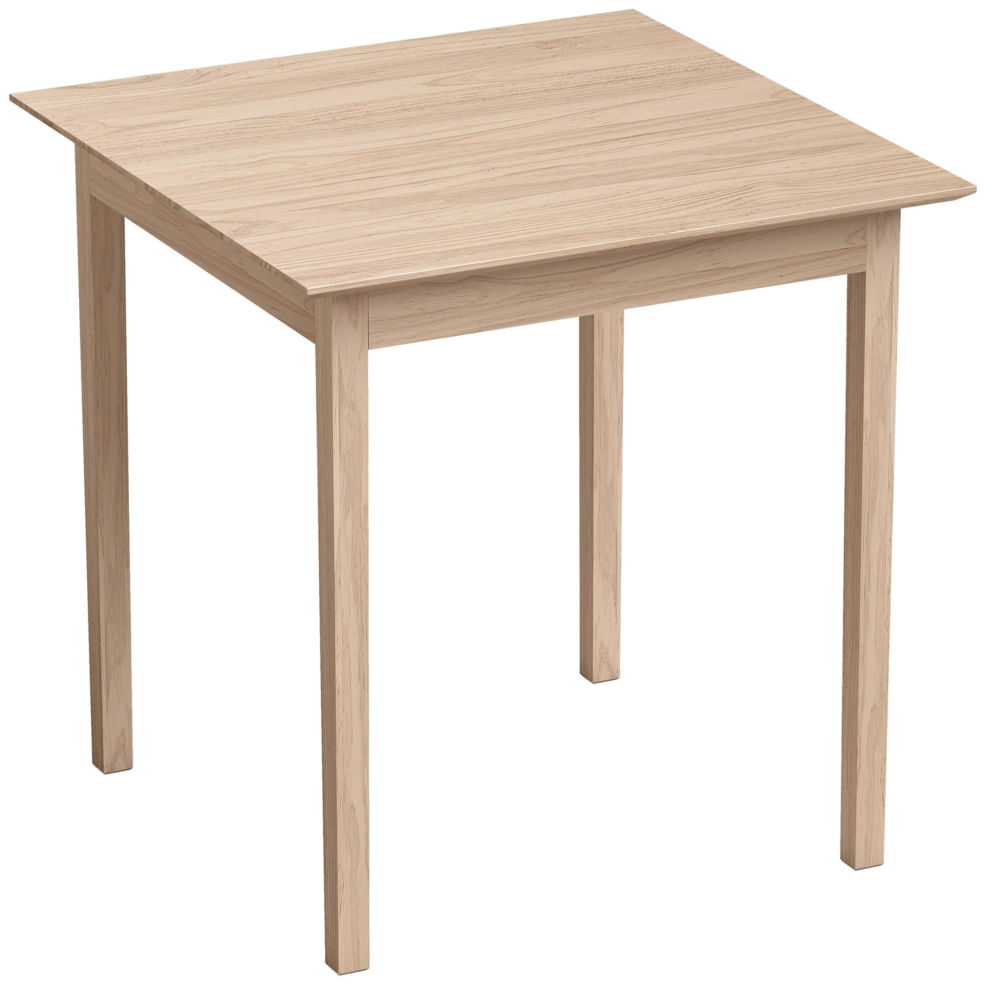 ESSTISCH Kiefernholz Naturholz - Naturfarben, Holz (75/75/76cm) - HOMCOM