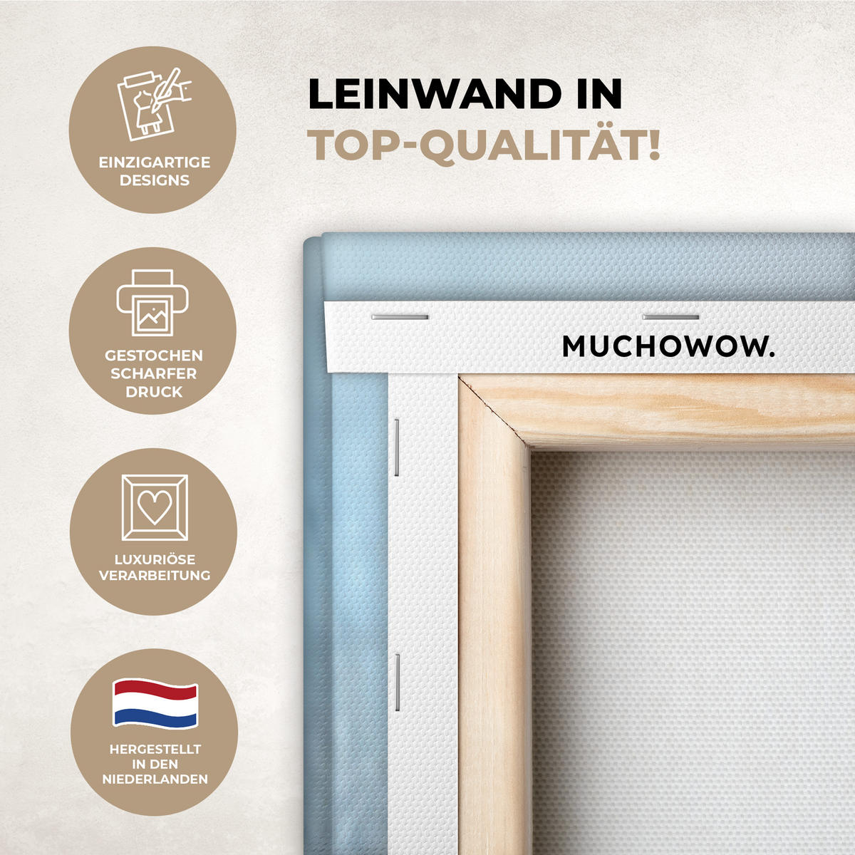 LEINWANDBILD Pferde - Winter - Tiere - Natur - Schnee 30x40 cm - Anthrazit, Textil (30/40cm) - MuchoWow