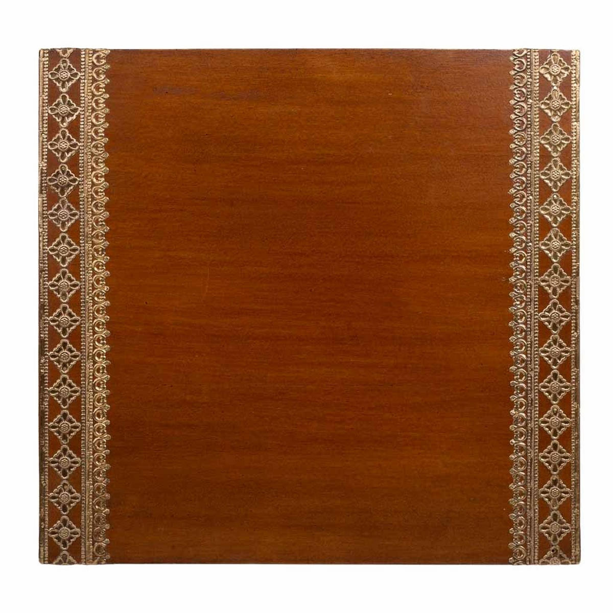 TISCH aus Metall und Holz, braun, 42x40x48cm - Multicolor, Holz (40/42/48cm) - Wanderlust