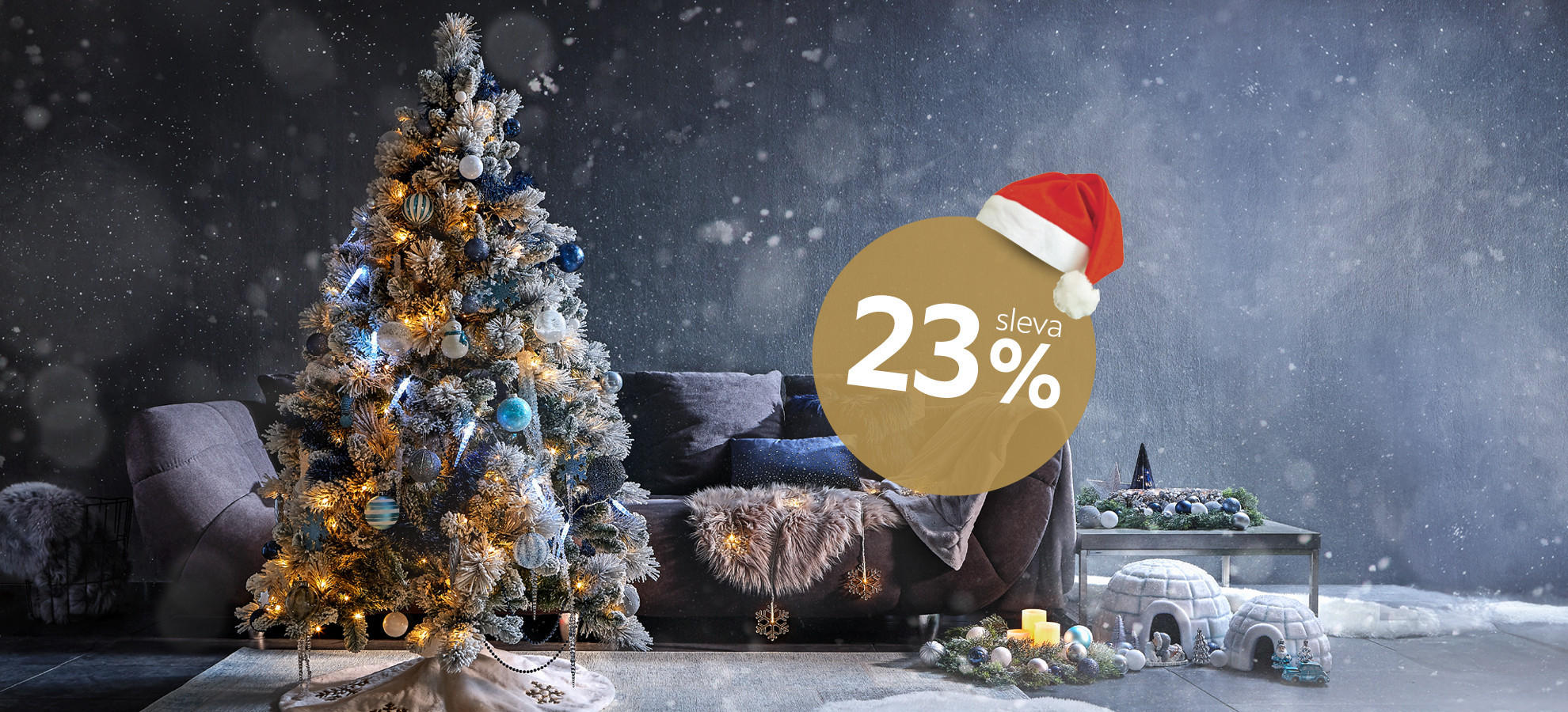 Sleva 23 % - vánoční stromek