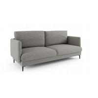 SOFA Helmer 3-sitzer In Stoff Vibe - Grau, Holzwerkstoff/Textil (226/95/95cm) - Fun Möbel