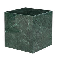 BEISTELLTISCH - Marmor - Dunkelgrün, Stein (40/40/40cm) - home24