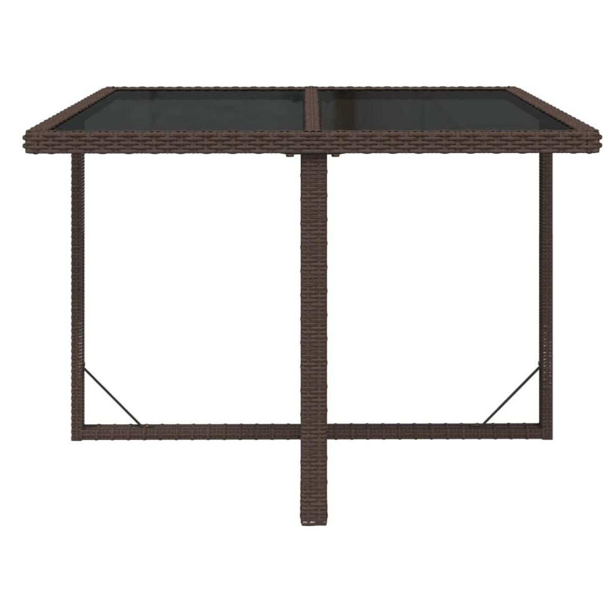 GARTENTISCH Tischmund 107/74/109 cm - Hellbraun, Naturmaterialien (109/107/74cm) - ZMH
