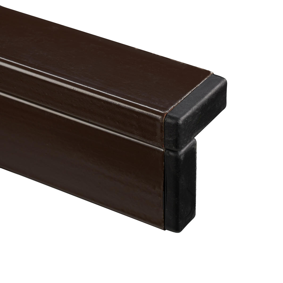 GARTENTISCH - Braun, Kunststoff/Metall (77.5/77.5/74.5cm) - Relaxdays