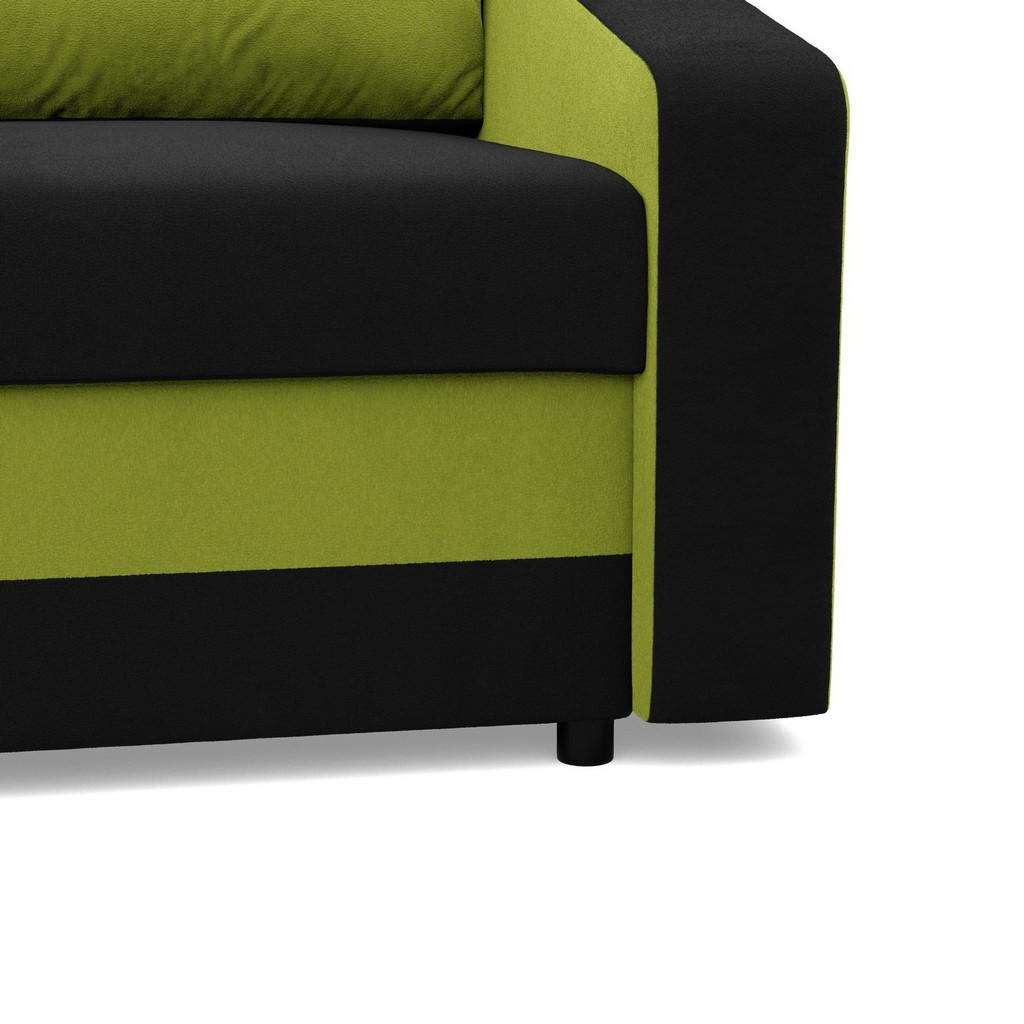 Thumbnail - Loungesessel, Schwarz, Grün, Textil, 83x85x92 cm, Wohnzimmer, Sessel, Polstersessel