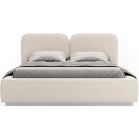 POLSTERBETT Comoves 160x200 Creme mit Chenillebezug - Creme, Textil (160/200cm) - Selsey