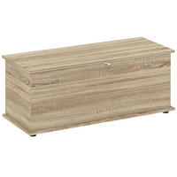 KISSENBOX DE-12478 mit klappdeckel 100/40/40 cm Naturholz - Naturfarben, Holzwerkstoff (40/40/100cm) - ComfortXL