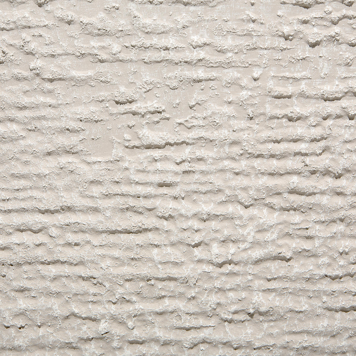 BLUMENTOPF hellbeige quadratisch 30/30/60 cm Gaza - Beige, Stein (60cm) - Beliani