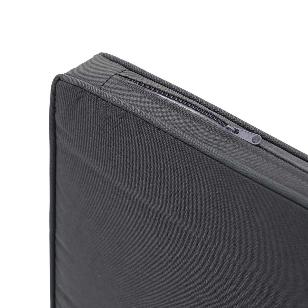 POLY-RATTAN GARNITUR Schwarz, Grau - Schwarz/Grau, Kunststoff - MCW