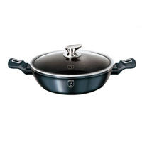 TOPF Graphit 28/28/7.5 cm BH6794 - Graphitfarben, Metall (28cm) - Berlinger Haus