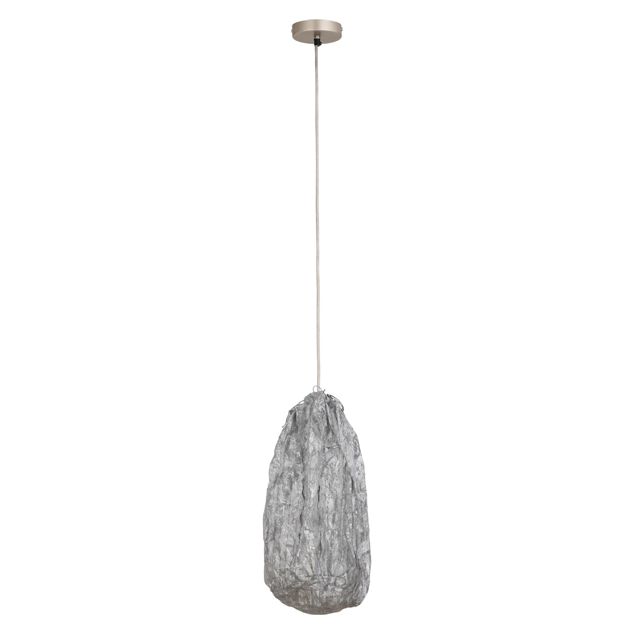 Ptmd Collection Hängelampe Silber 30x48x30 cm