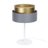 TISCHLAMPE Grau 30/45 cm - Goldfarben, Kunststoff (30/0.7/45cm) - ONZENO