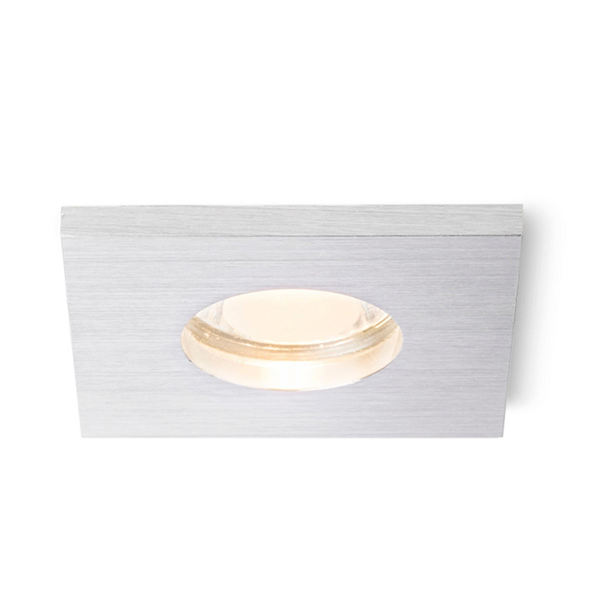 EINBAULEUCHTE ASTOR SQ gebürstetes Aluminium 50 W IP65 - Silberfarben, Metall (83/83/6cm) - Rendl