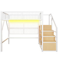 HOCHBETT Metall 140/200 cm Weiß - Weiß, Metall - Raumix