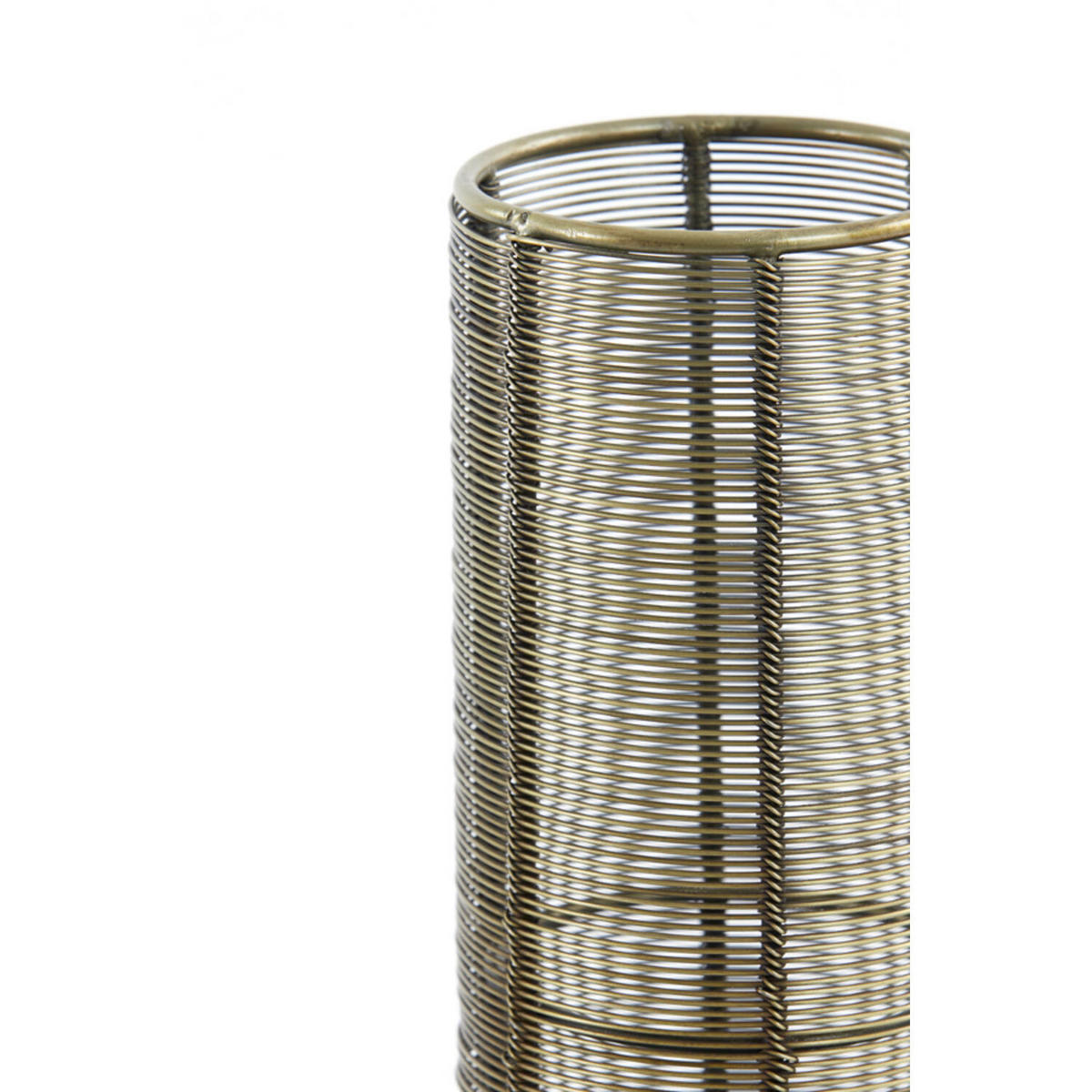 TISCHLAMPE Lezuza Bronze Ø11/39,5 cm - Bronzefarben, Metall (11/11/39.5cm) - Light & Living