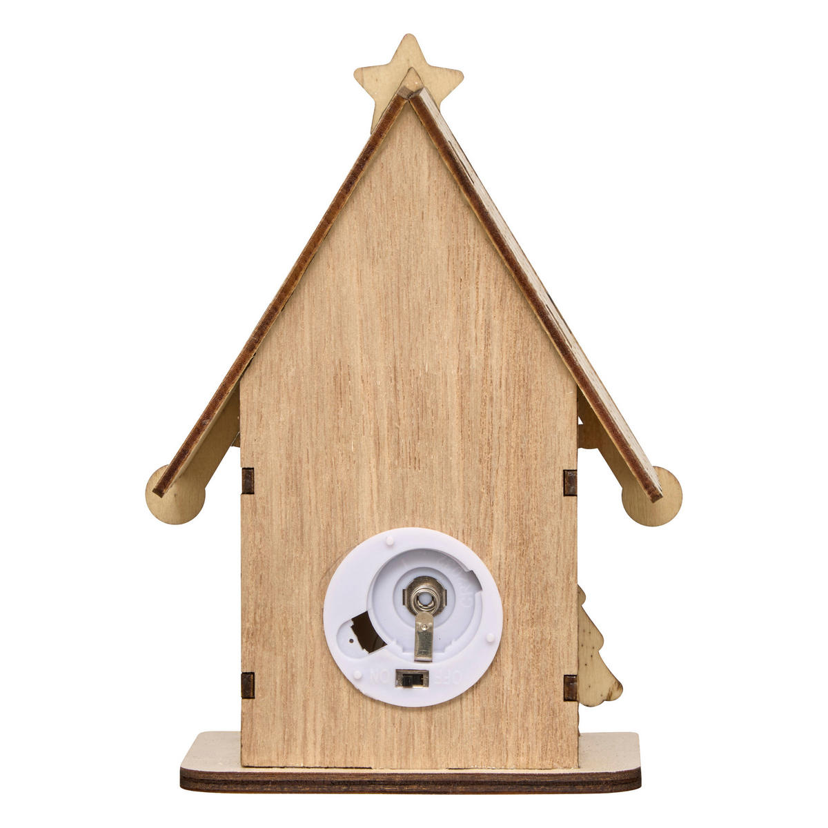 LED-LATERNE Lebkuchenhaus 15 cm - Multicolor, Holzwerkstoff (5.5/15/11cm) - Fééric Lights and Christmas