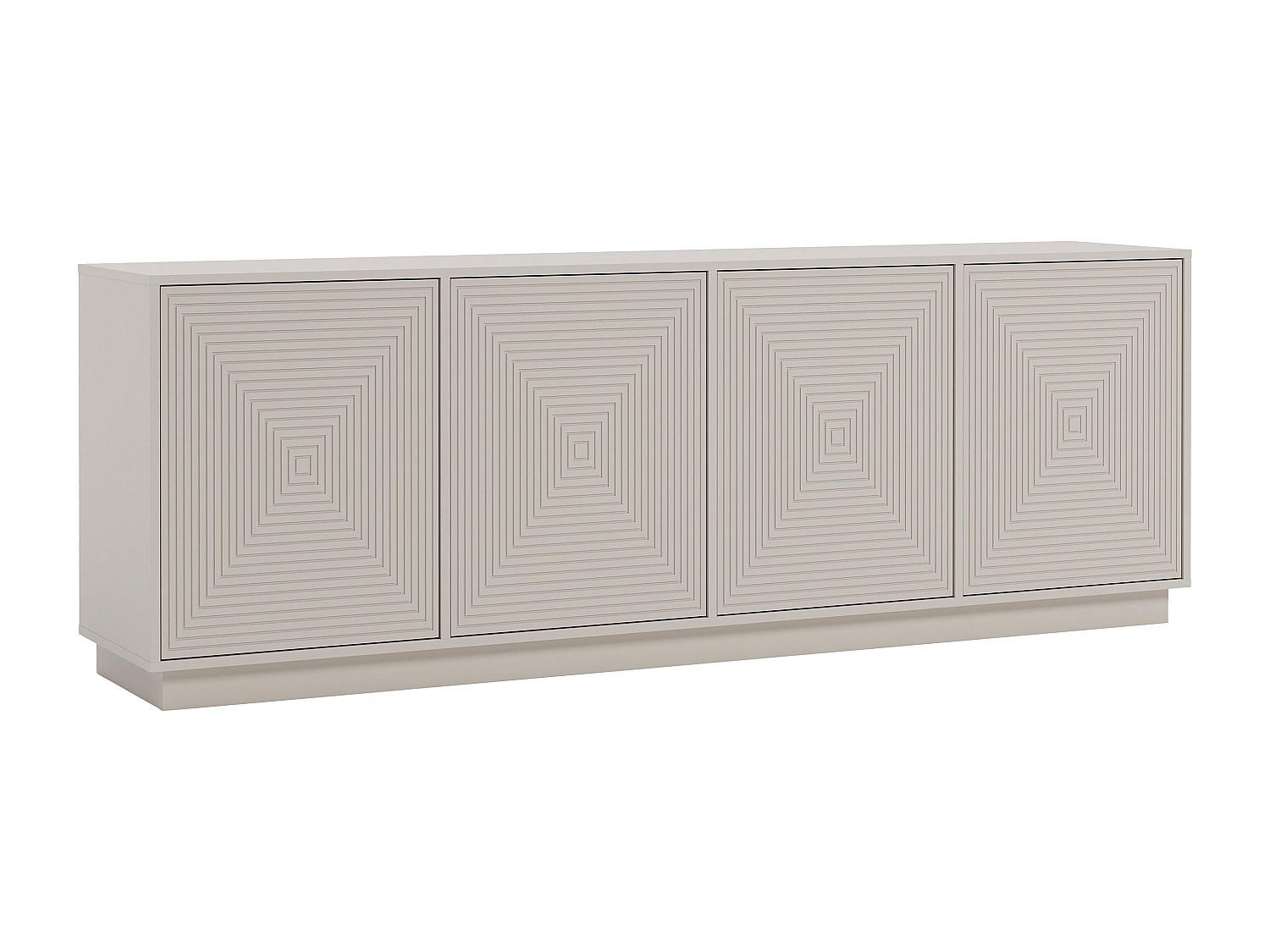 SIDEBOARD - 199.8cm x 43cm - MDF - beige - MEZULIA - Beige, Holz (199.8/71/43cm) - Vente-Unique