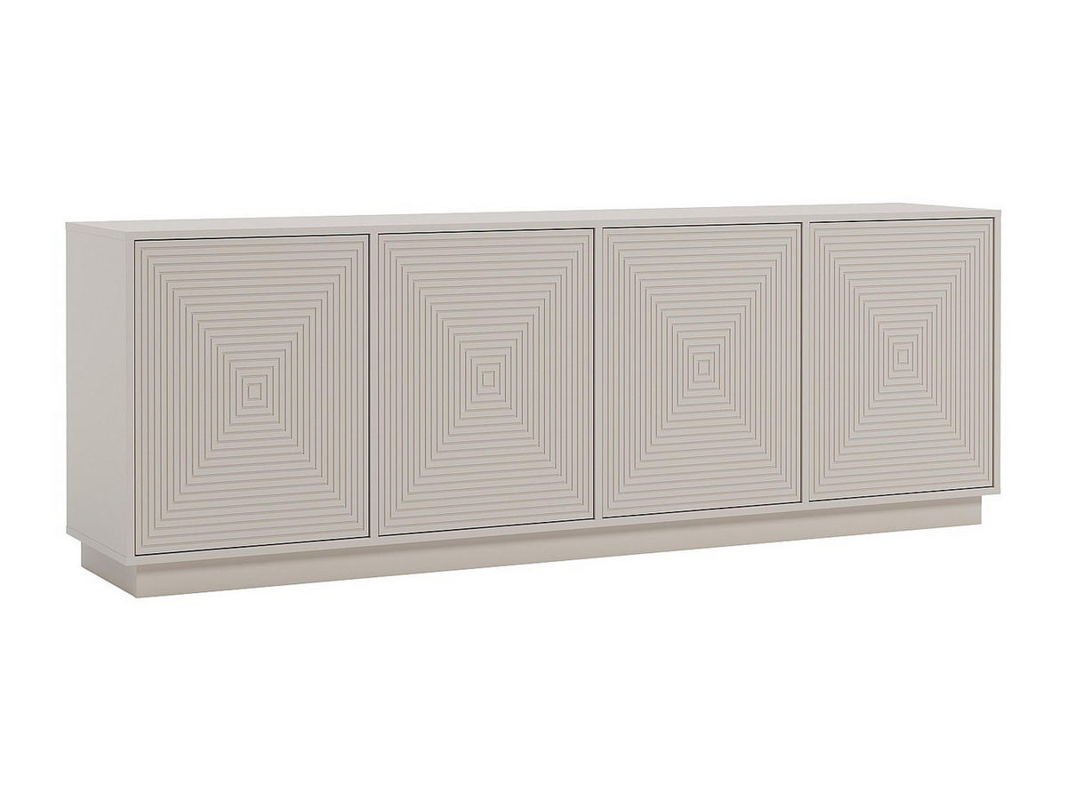 SIDEBOARD - 199.8cm x 43cm - MDF - beige - MEZULIA - Beige, Holz (199.8/71/43cm) - Vente-Unique