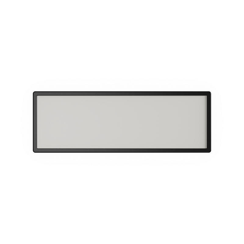 LED stropní světelný panel černý 20/58/3cm - černá, plast (58/20/3cm) - Nettlife