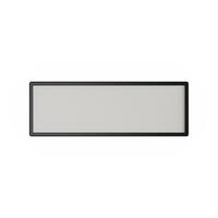 LED stropní světelný panel černý 20/58/3cm - černá, plast (58/20/3cm) - Nettlife