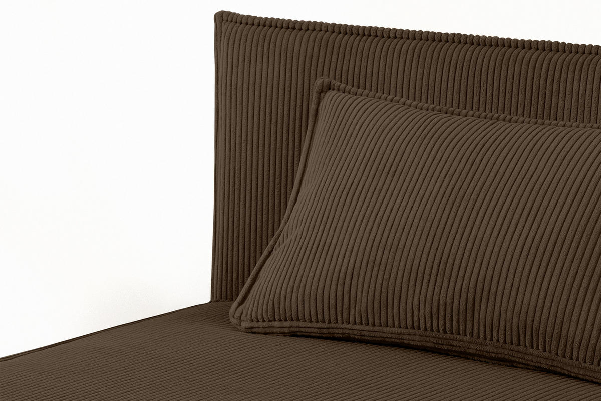 JUGENDBETT ROTI Einzelbett mit Bettkasten, 90x200cm, Bett mit Bonellmatratze, mit Rückenlehne - Dunkelbraun/Schwarz, Holz/Holzwerkstoff (92/200cm) - KONSIMO®