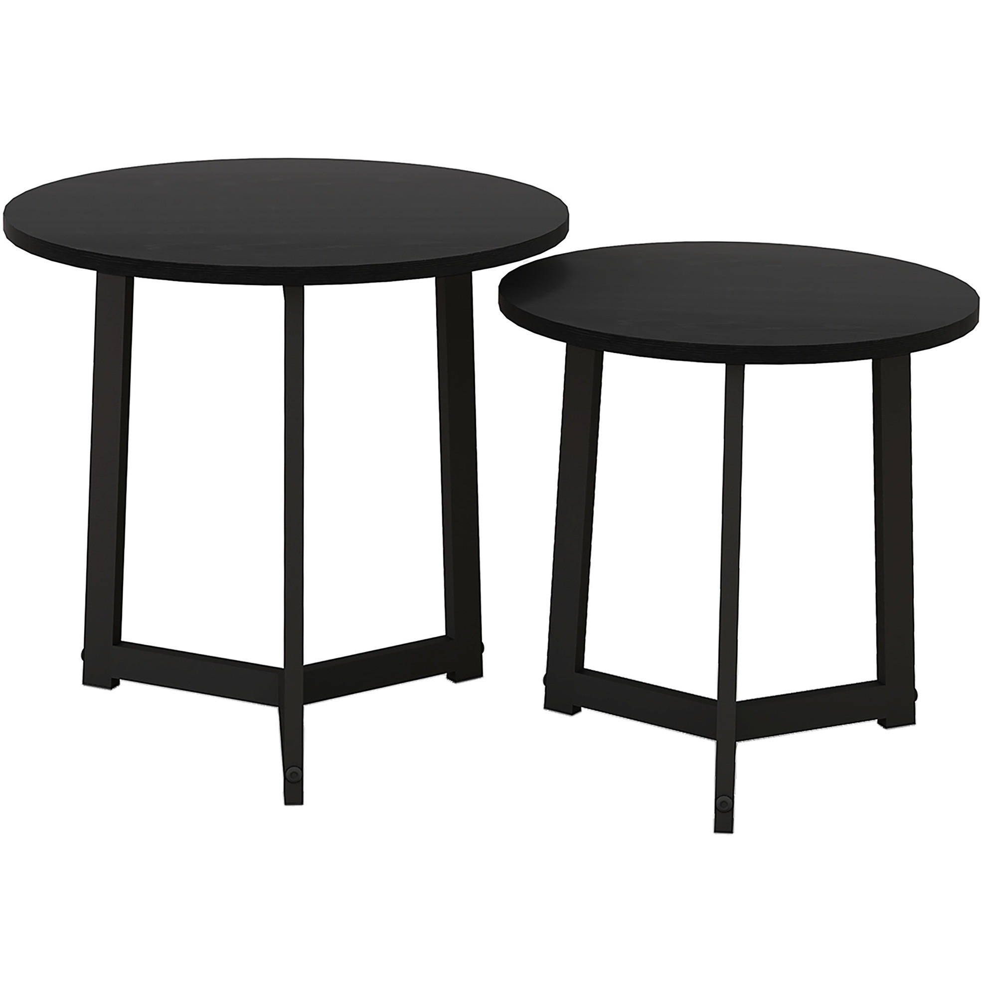 Modfu SADA konferenčních stolků z oceli 48x48x45 cm černá, zasouvací, flexibilní využití