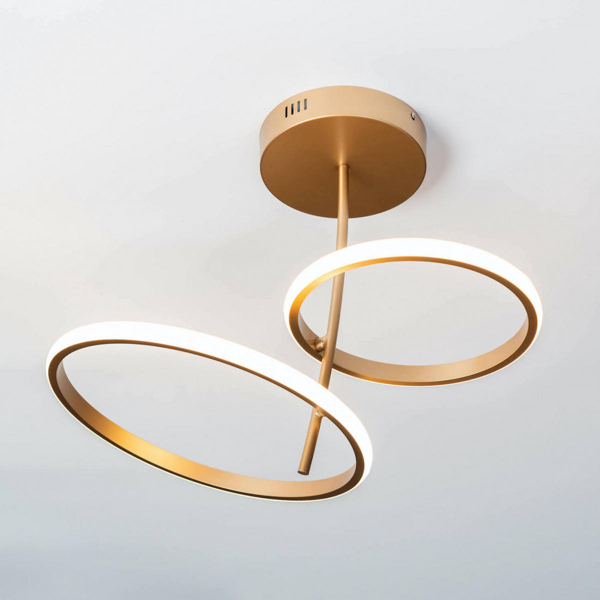 DECKENLEUCHTE Bellagio, Gold / Messing, 40cm - Goldfarben, Metall (55/55/40cm) - KOSILUM