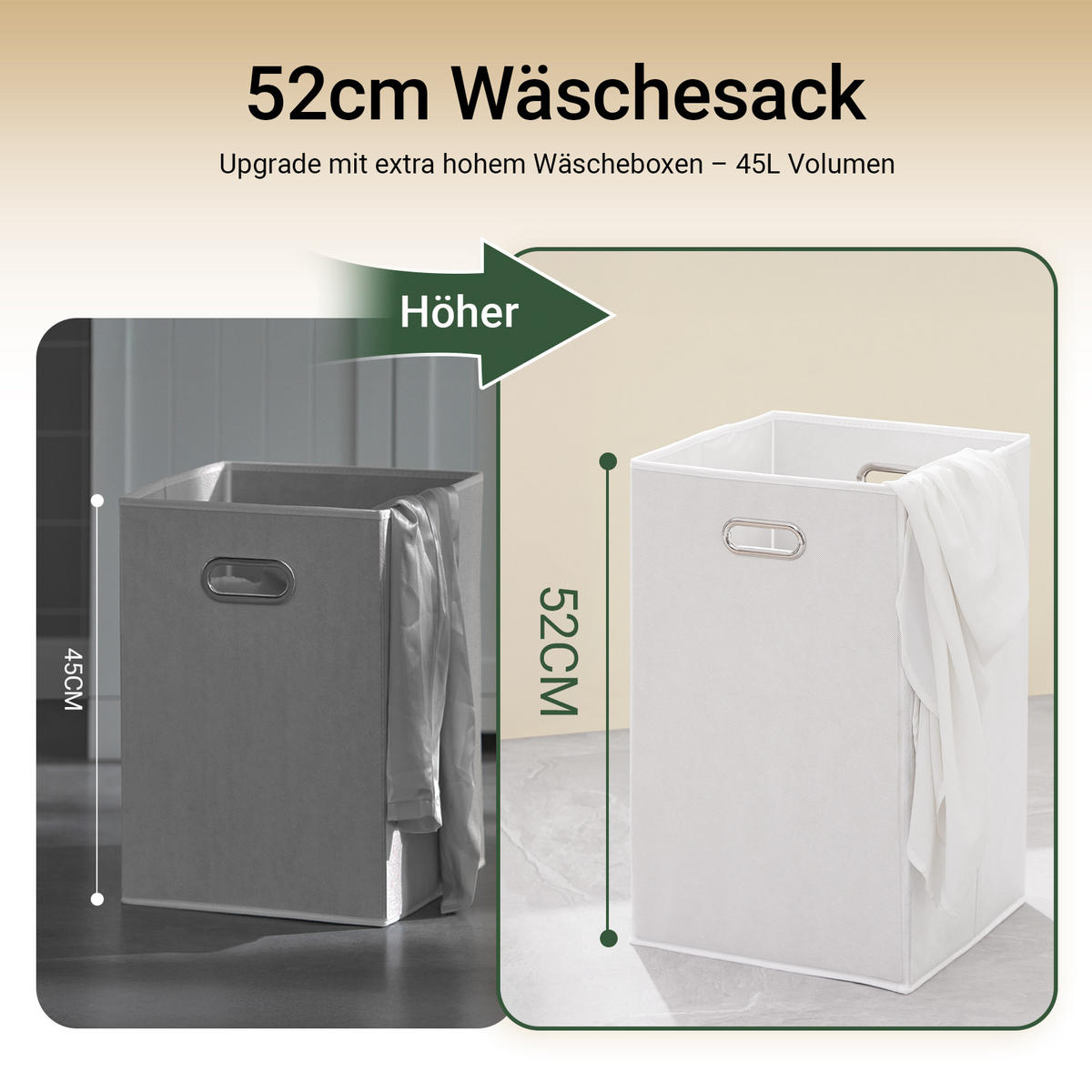 WÄSCHESCHRANK Weiß - Weiß, Holzwerkstoff (78/90/38cm) - SoBuy