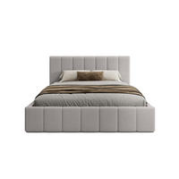POLSTERBETT Doppelbett Handorf 140x200 cm Hellgrau - Hellgrau, Textil (140/200cm) - Fedve